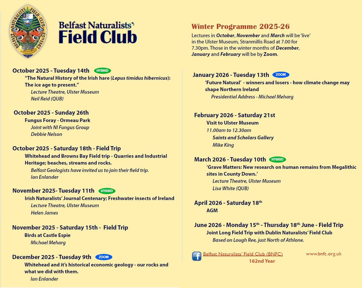 Belfast Naturalists Field Club tweet media