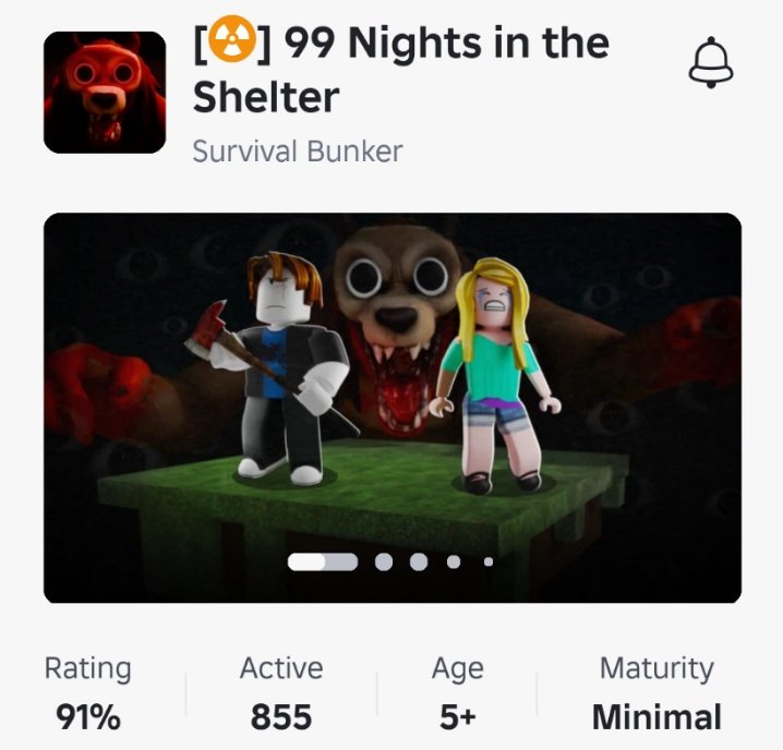 855 CCU in our New Game 99 Nights in the Shelter! Medal TV x CyrBlox Event! #RobloxDev