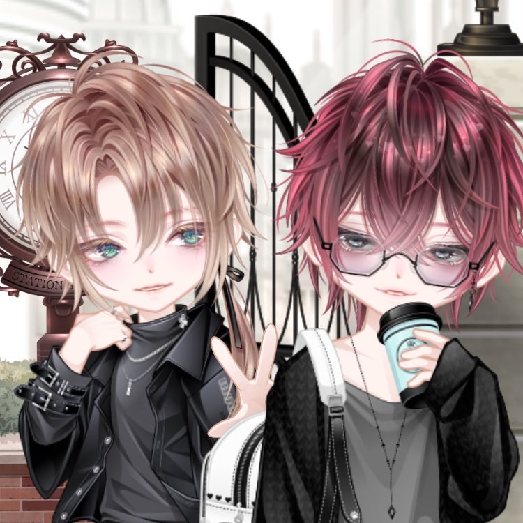 【親友？いいえ悪友？】

顔作ってておそらく大学生だろお前らとなった

#ピュアニスタ #きせかえ創作