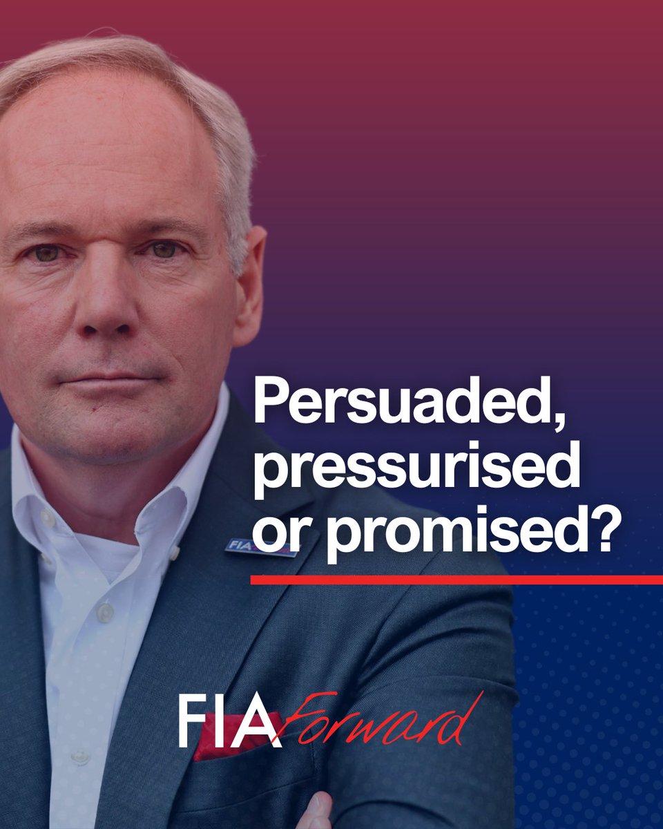 fiaforward's tweet photo. In the last election, 40+ candidates ran for the World Motor Sport Council. This time, 29. Why? Are clubs truly disengaged? Or have they been discouraged... subtly or otherwise?
#FIAForward #MotorsportReform #GovernanceWithIntegrity #FIA https://t.co/iwpjn6bz28