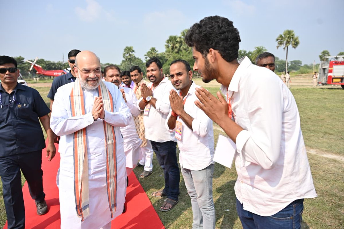 bikrantrajsingh's tweet image. सारण के पवित्र धरती पर देश के यशस्वी गृह मंत्री श्री अमित शाह जी❣️🙏
@AmitShah