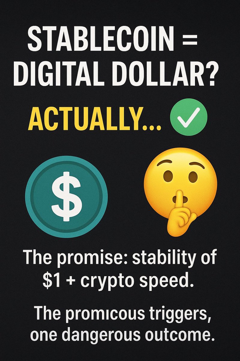 Shubham_ETHx's tweet image. &quot;Stablecoins look safe… until the music stops 🎵💸 #CryptoReality #Stablecoin&quot;