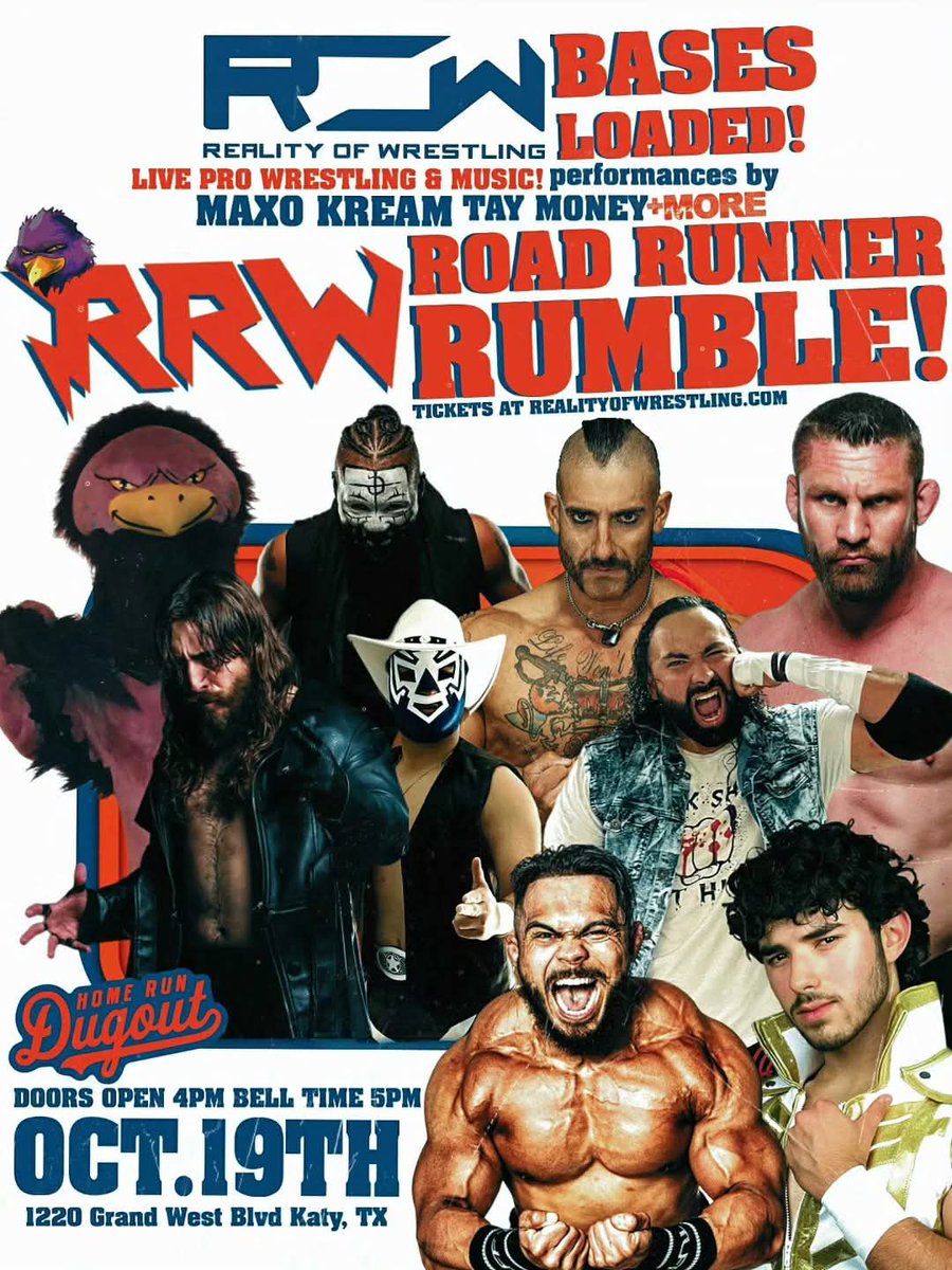 Keeping the weekend going! Sunday nighter! Morning lift before heading to Katy, TX @homerundugout for <a href="/TheOfficialROW/">Reality of Wrestling</a> Bases Loaded!

#ProfessionalWrestling #ProWrestling #RealityOfWrestling #TexasWrestling