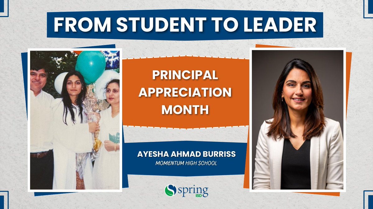 SpringISD's tweet image. Shoutout to Ayesha Ahmad Burriss, principal of Momentum High School! When asked about life advice, she said: “Education isn’t just about tests—it’s about building confidence, knowledge, and resilience to create the life you want.” @Momentum_HS @SISD_CoA