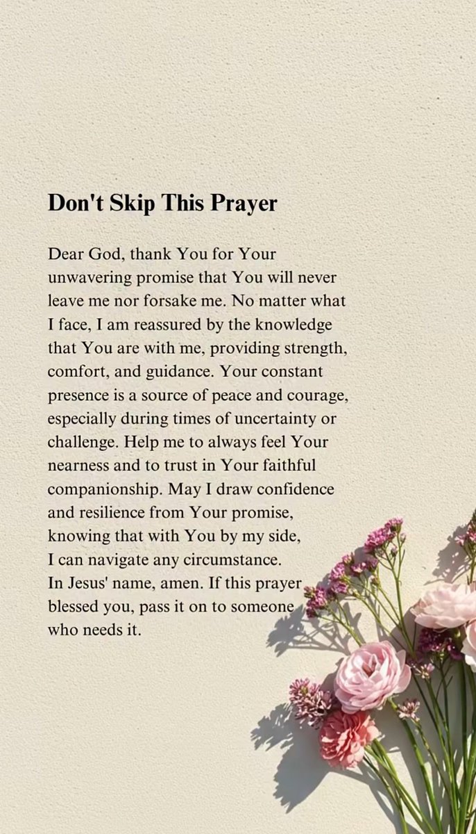 Don't skip this prayer