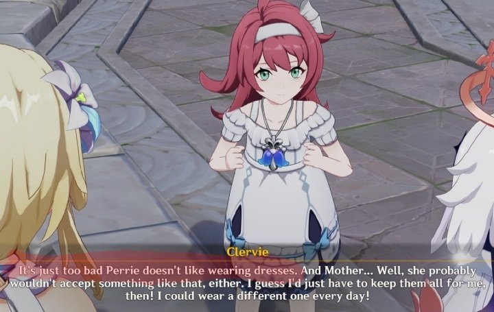Arlecchino is officially adressed in chinese files as "铁T" which means masc/tboy or butch lesbian. In Arle SQ, Clervie said Arle hates wearing dresses