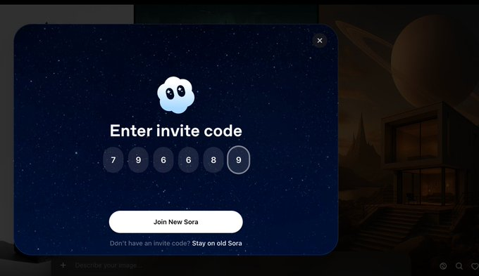 zxce6718's tweet photo. Sora 2 is crazy  

first 566 people who RT+LIKE and follow @zxce6718 will get free sora 2 invite code  

comment "SORA" and make sure ur dm is open 📩
NOTE: Check my pinned comment 

#SoraInvite #Sora2 #sora2invitecode #Giveaway #fyp https://t.co/onUnjmqRKa