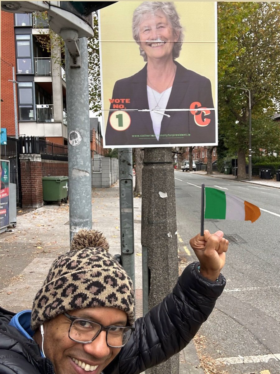 Happy Sunday everyone. The countdown begins. I can’t wait to cast my vote: <a href="/catherinegalway/">Connolly for President</a> for President!