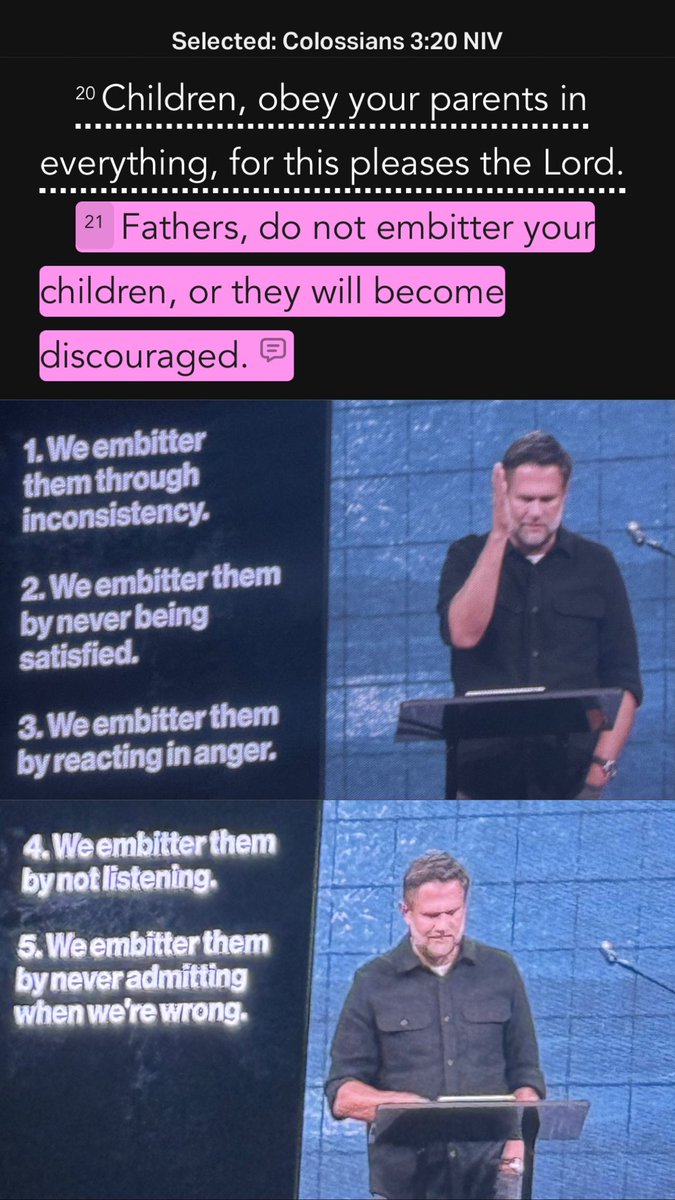 A great challenge to fathers this am.  <a href="/KyleIdleman/">Kyle Idleman</a> <a href="/se_church/">Southeast Christian Church</a>