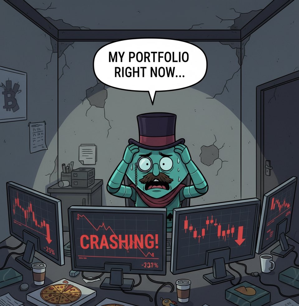 SPADEprotocol's tweet image. When the charts hit different after checking your portfolio at 3 AM. The struggle is real! 📉😩
I'm seeking advice/guidance from @JJJACKprotocol 😂
#CryptoLife #BearMarketBlues #HodlStrong