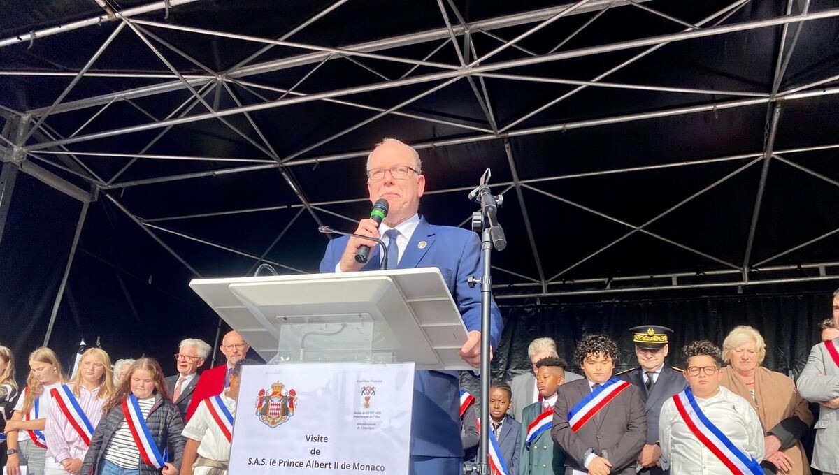 EN IMAGES - Le prince Albert II de Monaco à Guiscard pour l'inauguration d'un centre culturel Grimaldi 👑
➡️ l.ici.fr/Rtn