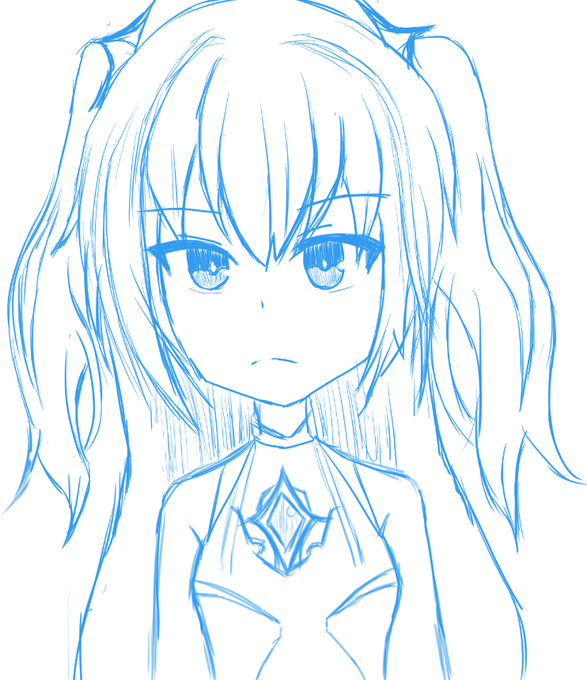 お絵描きの内容がないからルルナひたすら模写練。
(はんがりーたさんから許可済)

大分特徴捉えてる感触はあるけど、毛先・ウェーブまでは全然できてない。ラフの線でごまかしてる感。
描き慣れるまでめちゃくちゃ時間かかりそうだけど
一ヵ月前と比べれば全然進歩してる。今日はここまで。 