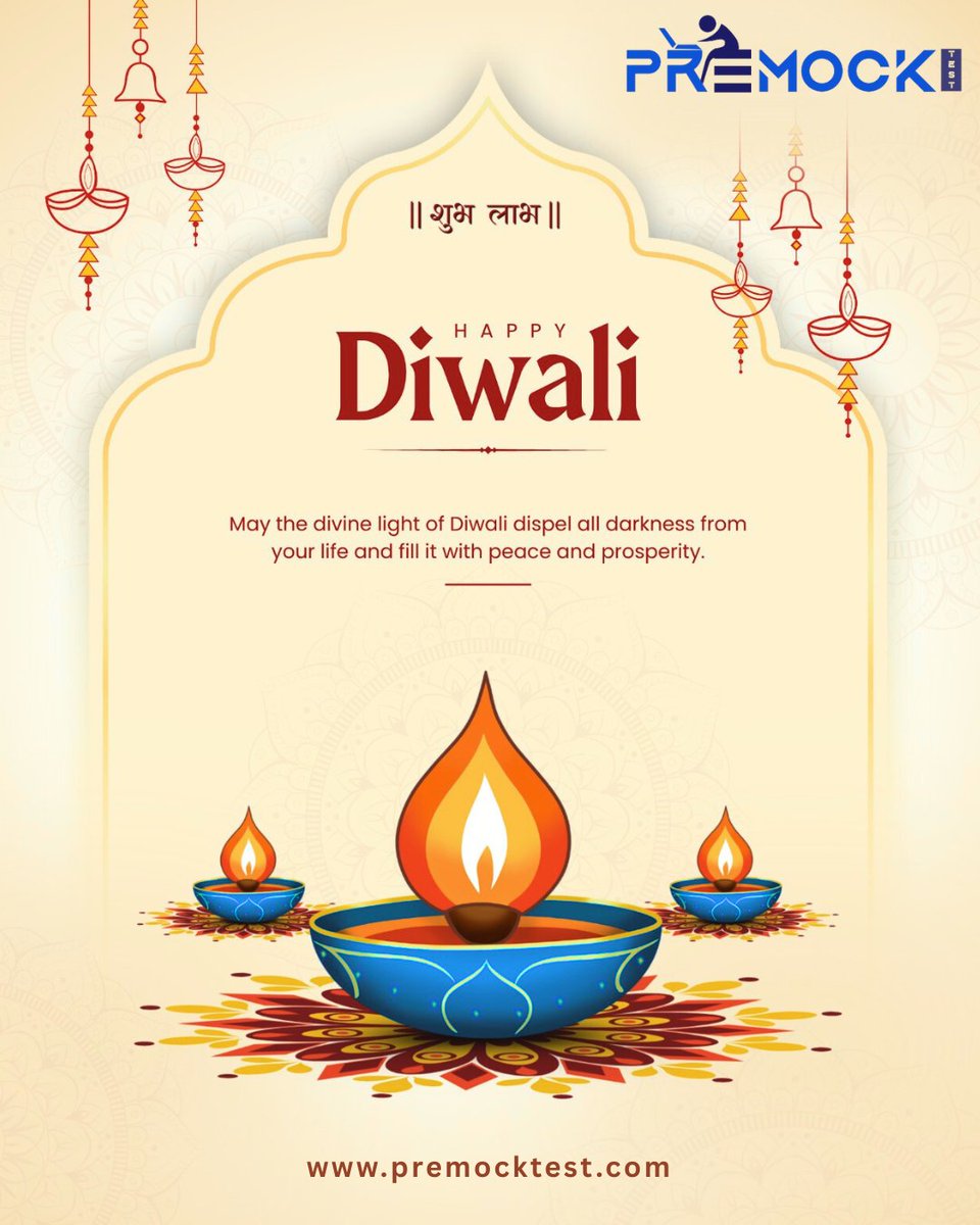 PremockT90018's tweet image. May this Diwali light up your path to success and achievement!
Premocktest wishes everyone a bright and successful Diwali! 🪔

#HappyDiwali #Premocktest #FestivalOfLights #BrightFuture #SuccessAndLearning #CelebrateKnowledge #ProsperityAndHappiness #Diwali2025
