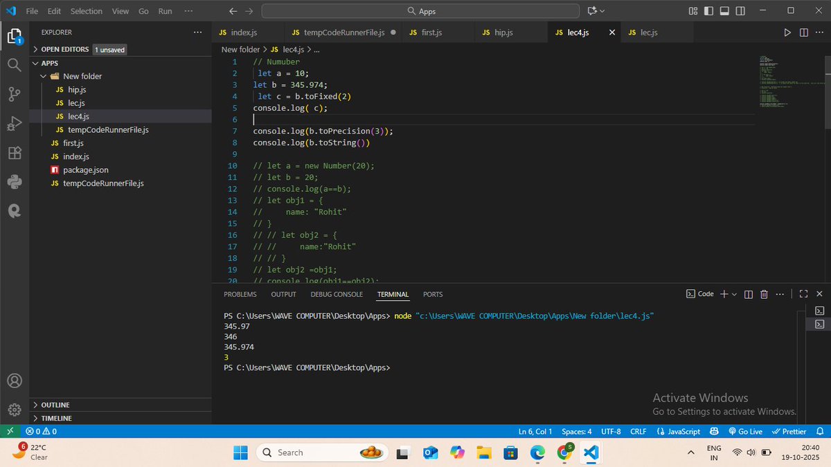 SanjanaSah67457's tweet image. Day 5: Learning how JS developers think 💬 
Today, I explored the math world in JS - the real logic of addition!
 🔷Math &amp;amp; Number 
 🔷 Creating an Object.
🎲 Dice roll example.
🔥 generating formulas.
It felt like a game. so, let&apos;s keep playing with Number🎯.
 #JS #  #CoderArmy