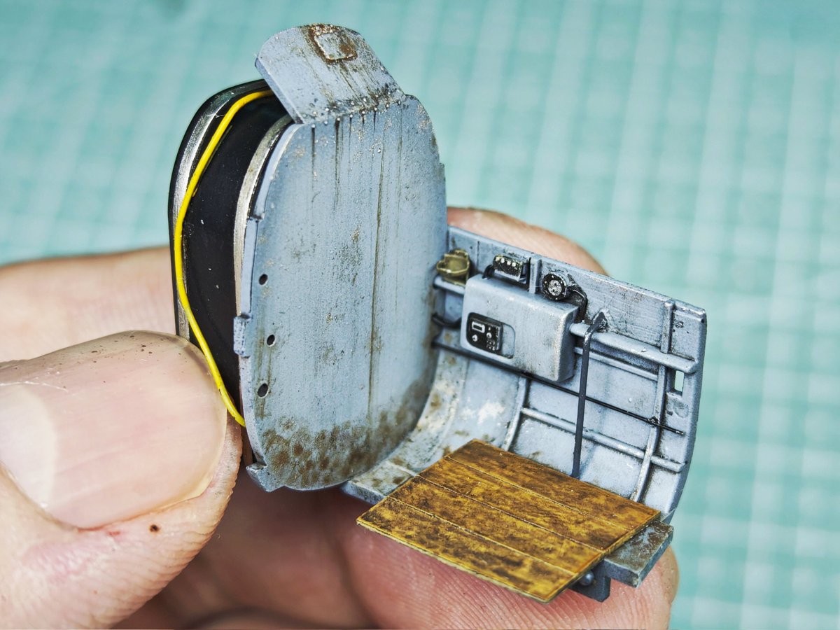 MurdochScarlet's tweet image. IL-2 驾驶舱后座机枪手席涂装旧化完成