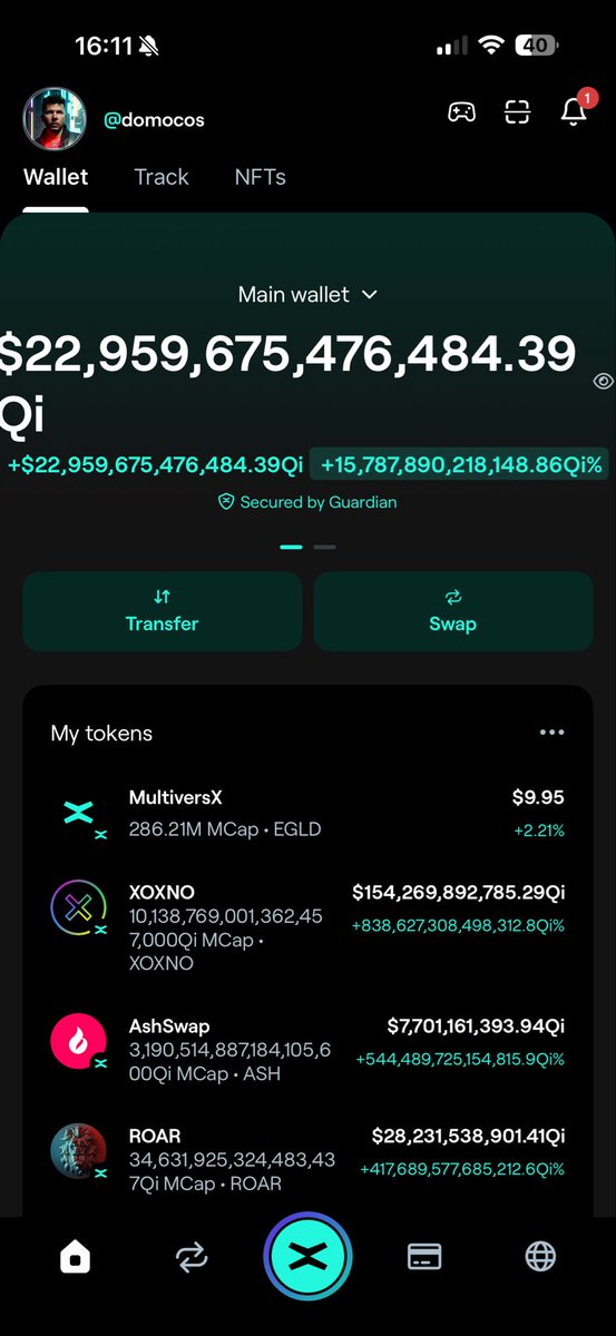 Am I rich? <a href="/xPortalApp/">xPortal</a> <a href="/MultiversX/">Multiversᕽ</a>