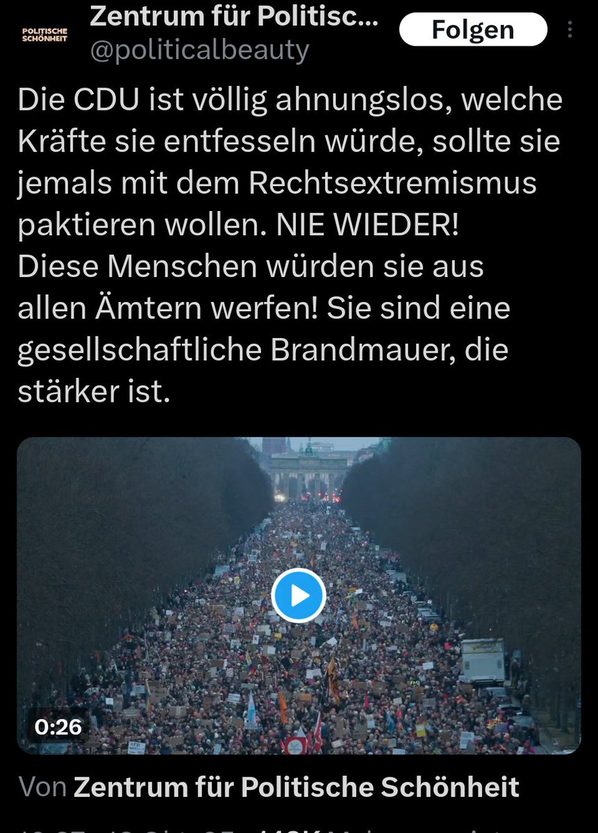 Mittlerweile drohen diese Linksextremisten schon für den Fall ungewünschter Koalitionen einen Umsturz an. Man stelle sich die Sondersendungen &amp; Verbotsforderungen vor, wenn so eine Aussage von einem #AfD-Mitglied käme: