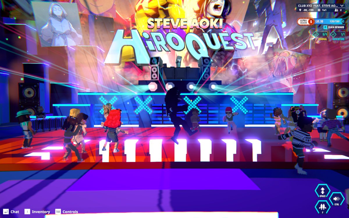 Party on the dance floor til sunrise in <a href="/TheSandboxGame/">The Sandbox</a>  tsbga.me/TheSandbox