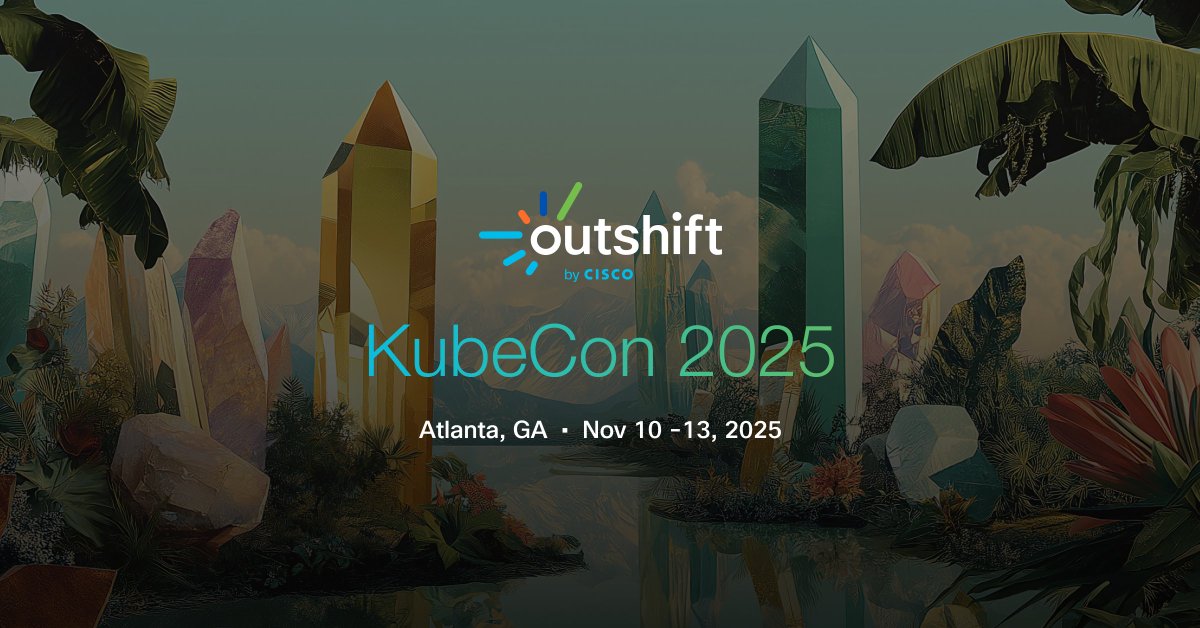 outshiftbycisco's tweet image. Are you headed to #KubeCon this year? So is #OutshiftbyCisco!

Join us November 10-13 at booth #1342 to get to know trusted, observable, high-performing agents for every workflow with #AGNTCY, a Linux Foundation project building the #InternetofAgents. 

cs.co/6018AFzoM