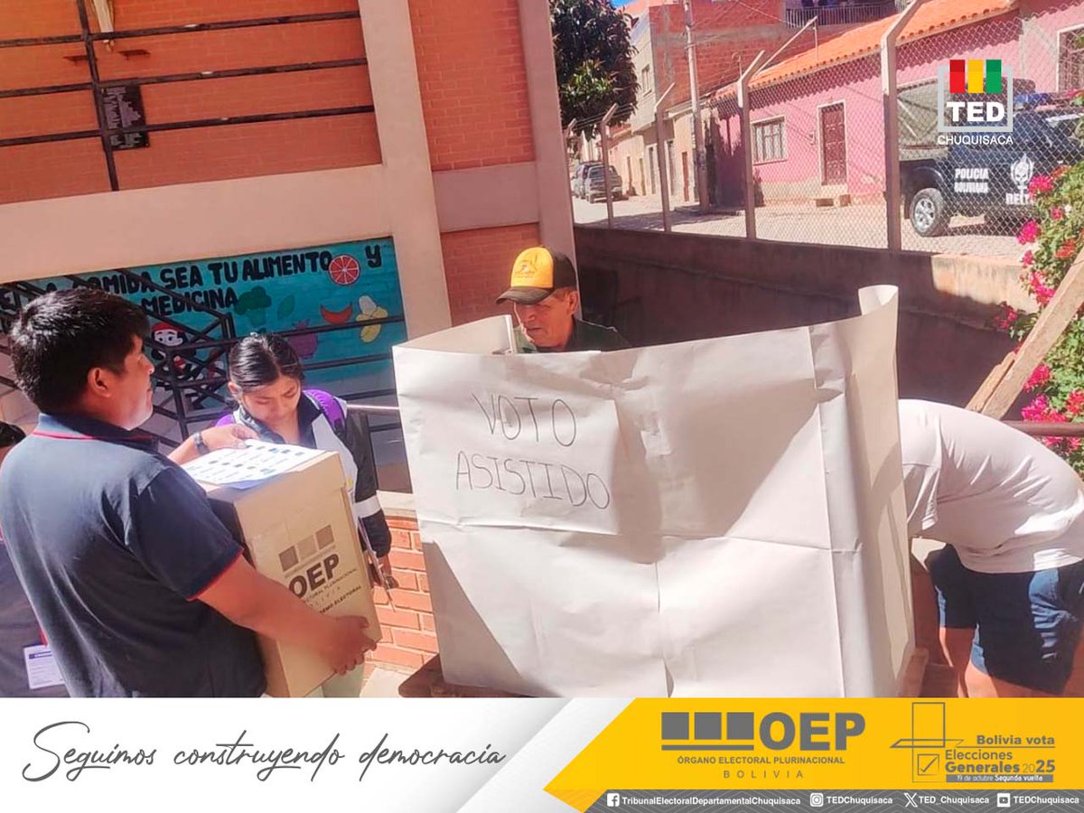 Tribunal Electoral Departamental Chuquisaca tweet media