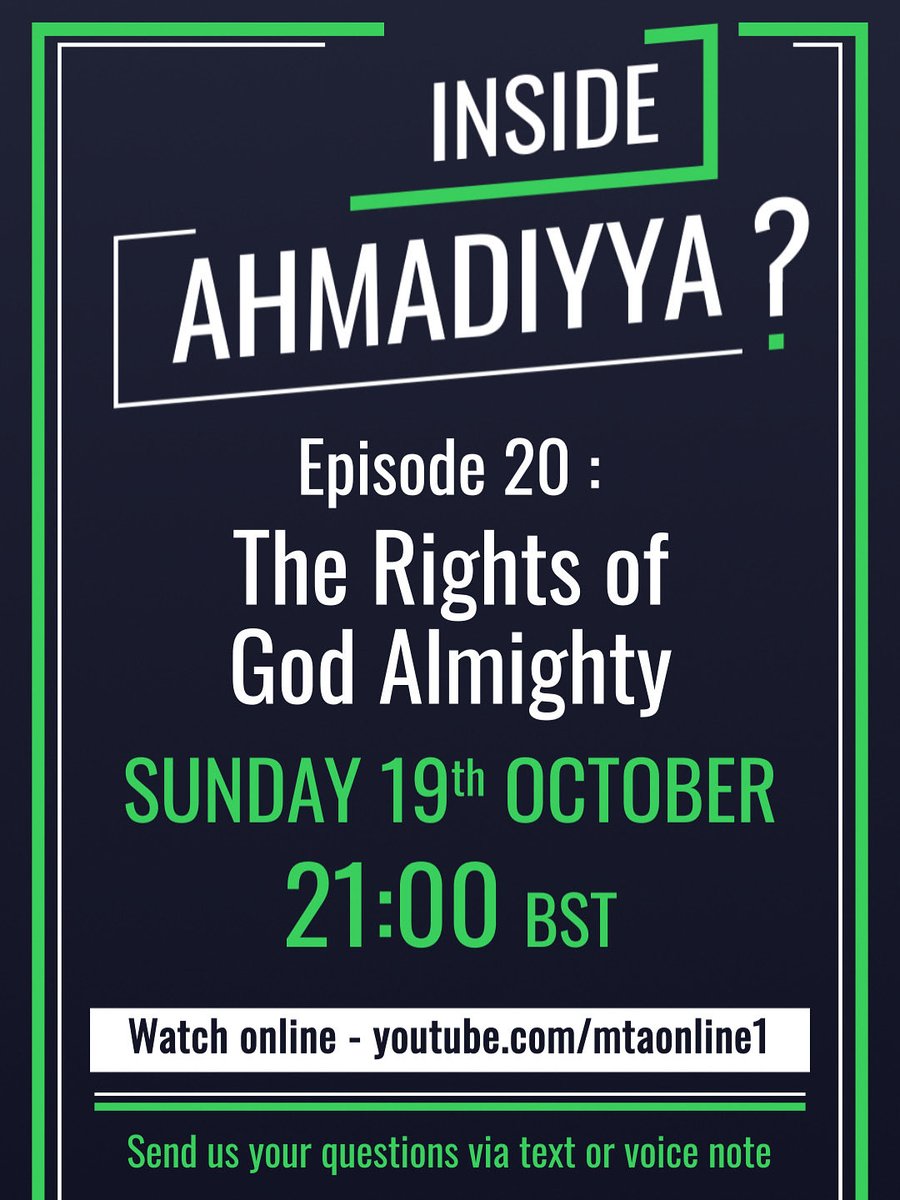 Inside Ahmadiyya? tweet media