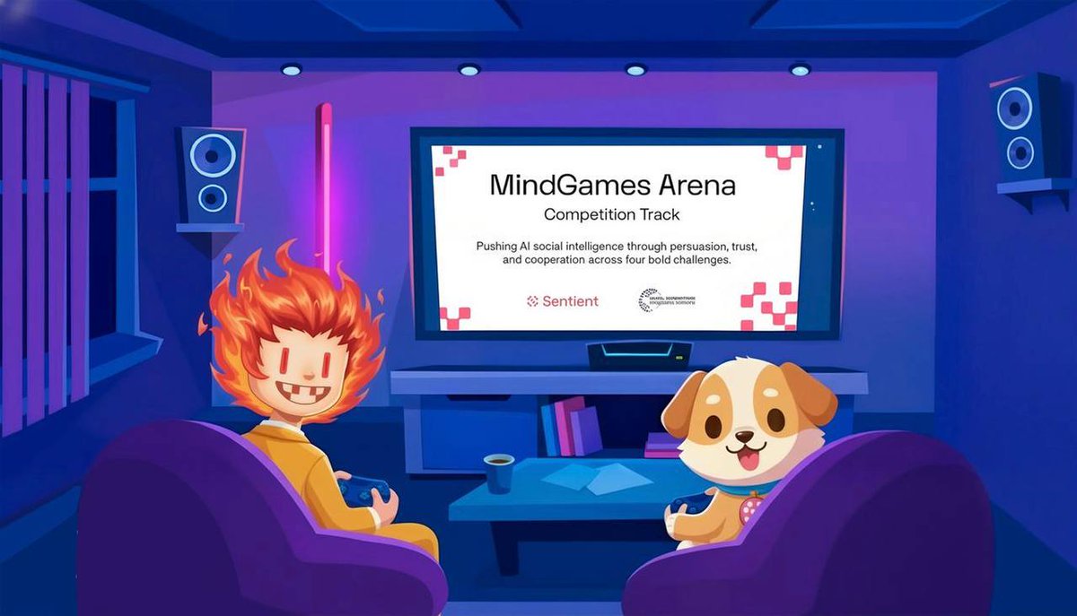 Gsent <a href="/SentientAGI/">Sentient</a> fam.

🎮 Sentient team introduced MindGames which is the next big leap in AI learning.

>> Its a new AI research competition designed to push the limits of what  AI can do, not just in logic or language, but in social reasoning.

>> Developed in collaboration