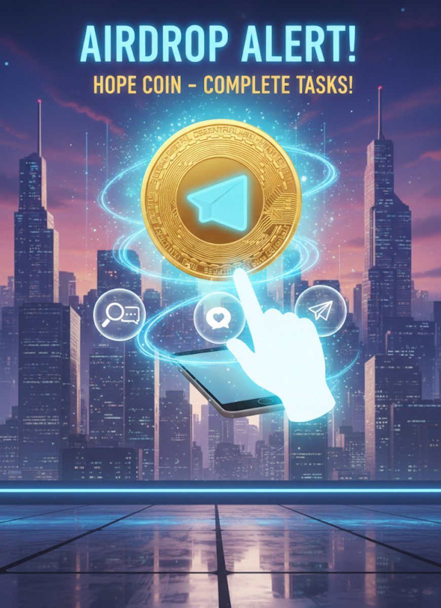 hopecoinunity's tweet photo. 🚨 AIRDROP ALERT! 🚨
Your chance to grab some $HOPE is HERE! ✨
Complete simple tasks in our Telegram channel NOW to qualify for the Hope Coin Airdrop! Don't miss out!
Join Telegram!👇

https://t.co/oOCsTCEMIq

#HopeCoin #Airdrop #Crypto #FreeCrypto #TelegramTasks #GetHope https://t.co/TiyfXH5JOI