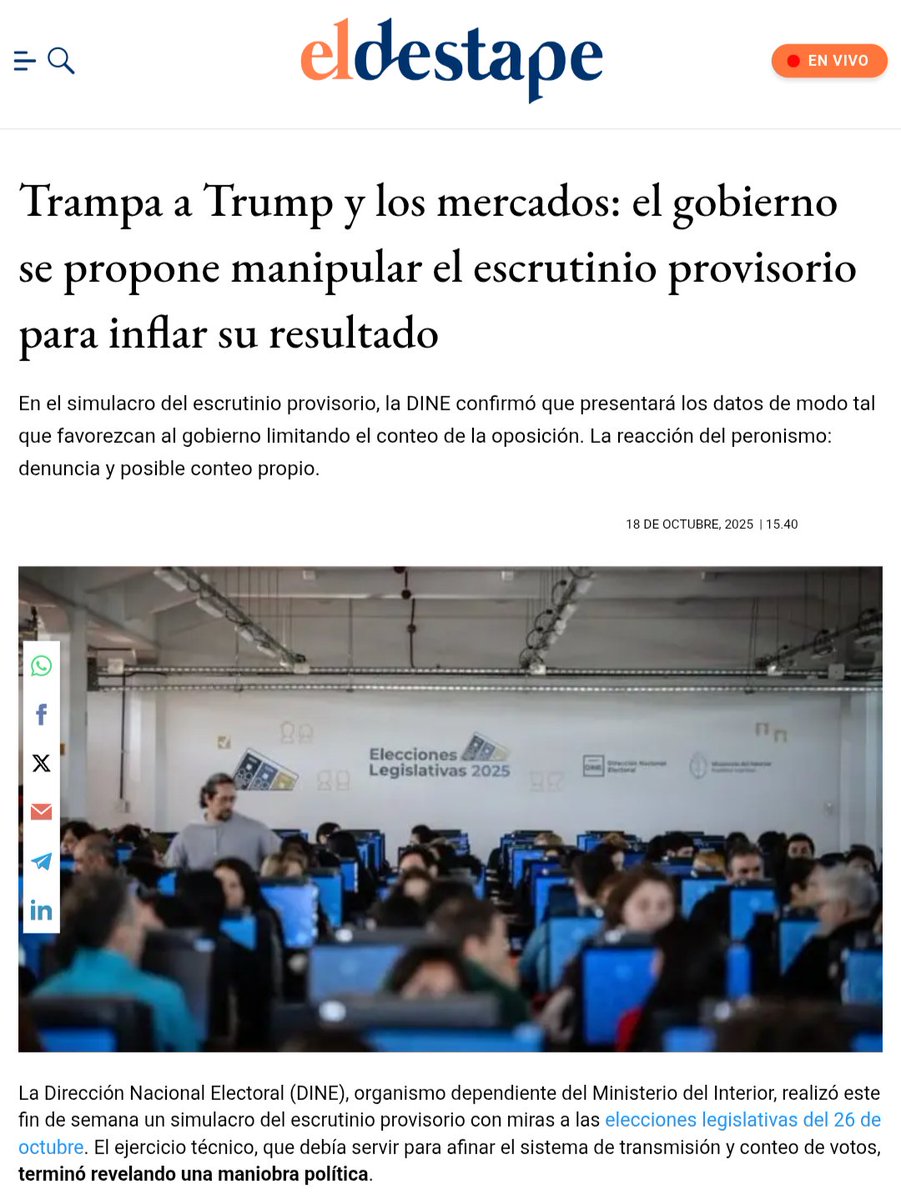MConurbasic's tweet photo. - Tu plan es un fracaso
- Tus políticas son una mierda
- Sabés que perdés las elecciones

¿Qué te queda por hacer?

FRAUDE https://t.co/VWzUqwdm4C