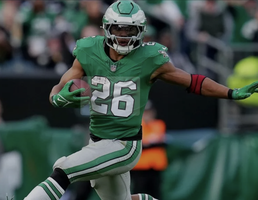TikeMoney's tweet photo. Saquon Barkley 75+ rush yards. 

Buy low spot for Barkley, his lowest line this season by 10 yards. 

Vikings 4th most YPC (Yards Per Carry) 4.8
Vikings weak vs zone runs, 70% of Barkley's rush attempts are zone. 

Best odds on Fanatics. https://t.co/BO6so2lk8L