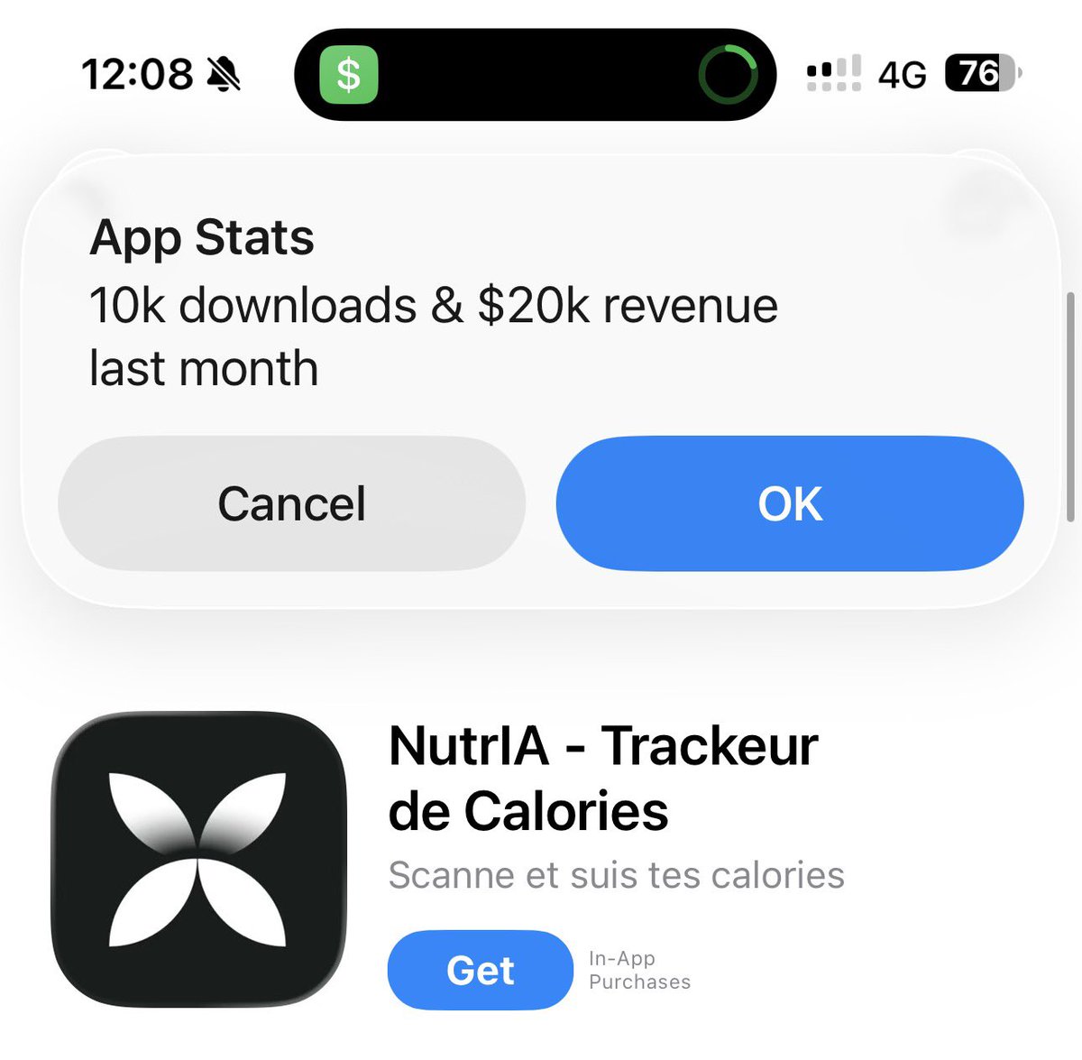 jacobrodri_'s tweet photo. This french calorie tracker app (Cal AI copycat) just hit $20,000 MRR in 60 days

Looks like the new meta is:

→ Clone an app making $200k+/month
→ Focus on just one country
→ Post every day on TikTok from multiple accounts (slideshow format in this case) https://t.co/XirRGPN7zE