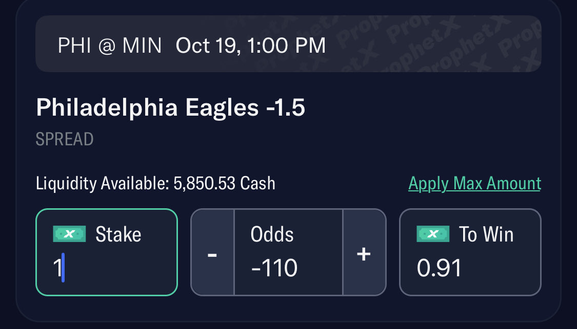 DataBased_Bets's tweet photo. @Dataman422 @KuttBet Raiders +12.5 1u/.92u
Saints +4.5 1u/.89u
Giants +8.5 1u/.92u
Buccaneers +6 1u/.98u
Eagles -1.5 1u/.91u https://t.co/UOCgEU2OWu