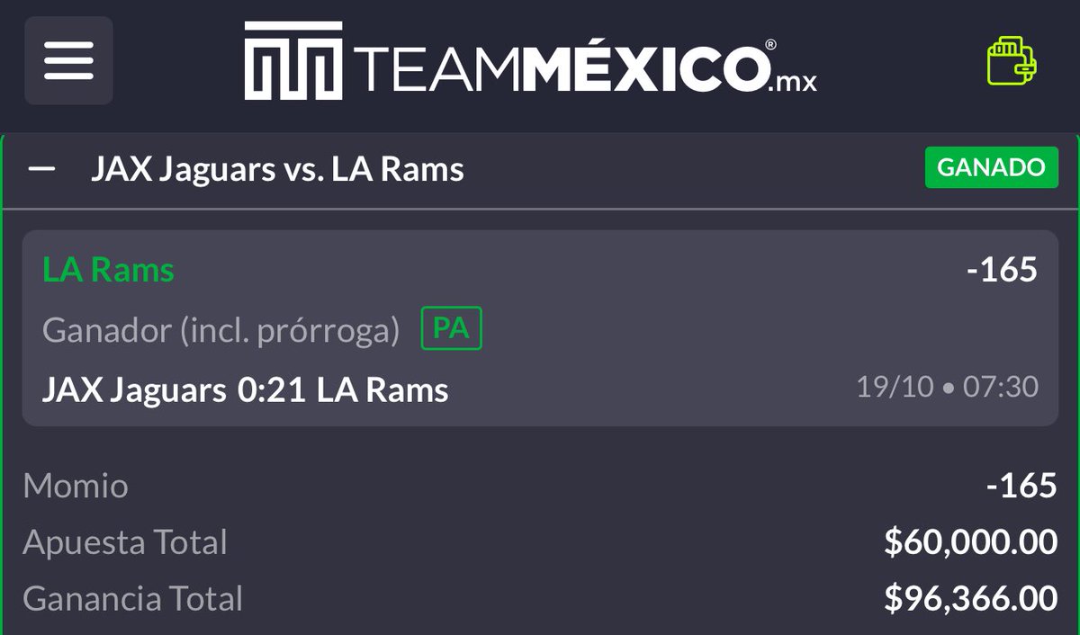 hugowx_'s tweet photo. 2.000❤️🔄🗯️ y subo el paso 2 del reto $1,600 a $20,000 Domingo #NFL 🏈

Paso 1️⃣ Rams ✅
Paso 2️⃣ 11:00 AM⏳
Paso 3️⃣ 2:25 PM⏳
Paso 4️⃣ 6:20 PM⏳

Soy el mejor en retos y en NFL tmb! hoy será un gran día, volveremos a ganar en grande🍿💸 https://t.co/rlAfPGNGM6