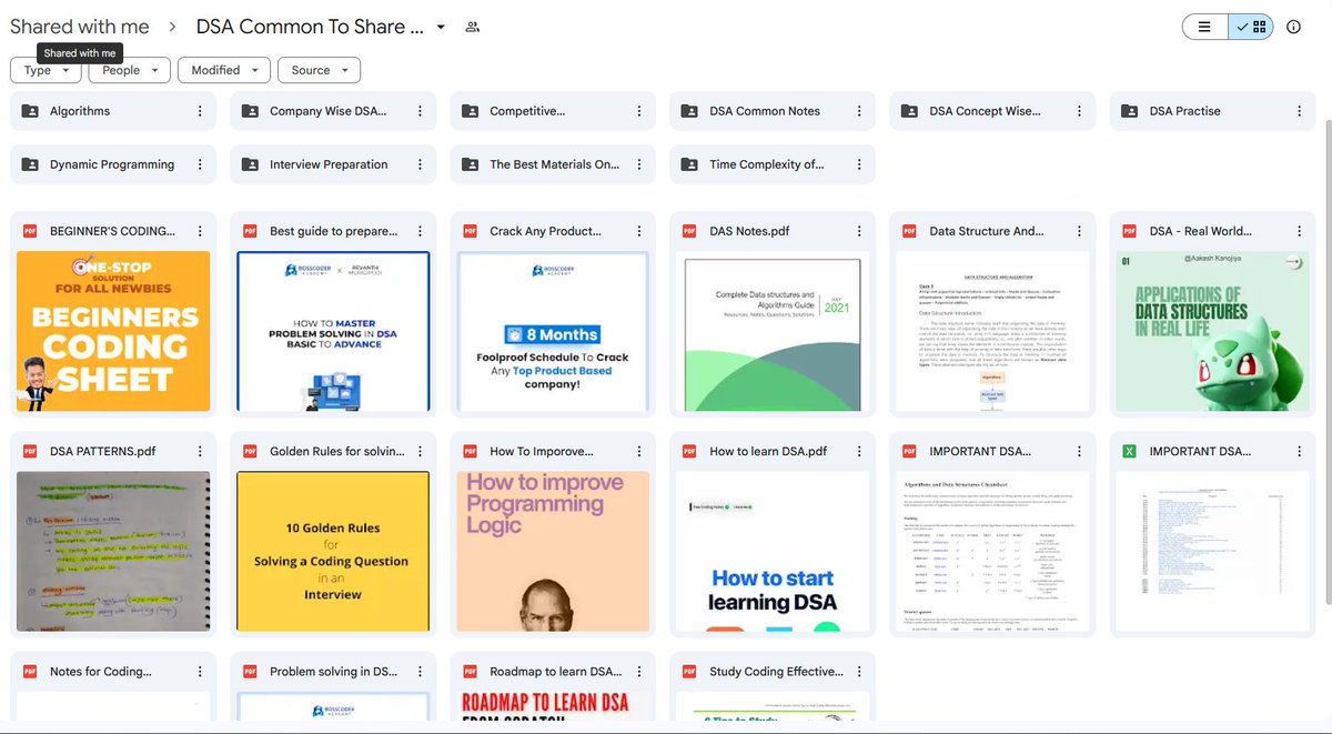 AvinashSingh_20's tweet image. Complete Advance DSA Resources in One Place👇
From beginner sheets to advanced problem-solving guides, logic-building notes, and real-world DSA applications , everything you need to master Data Structures & Algorithms is HERE!
Perfect for coding prep & product-based interviews.…