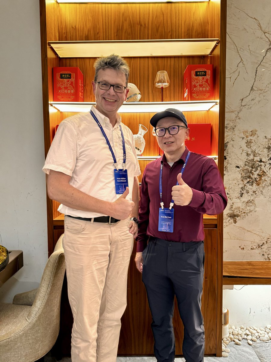 muller_group's tweet photo. Our host Xiao Wei Sun of the 2025 #International #Conference on Advanced #Semiconductors and #Displays at #SUSTech in #Shenzhen photographed by the outstanding #organizer of our great trip to #China Wei Chen https://t.co/E3skQJTTML