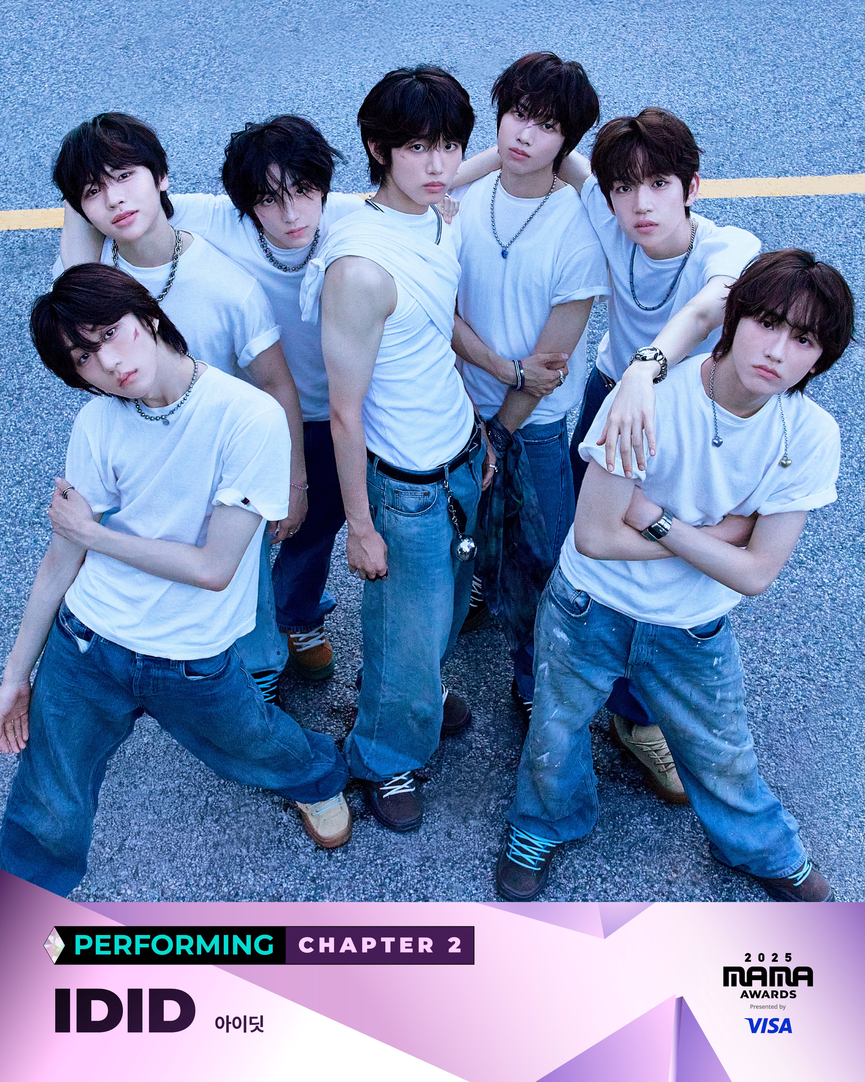 IDID members posing together in sleek matching outfits