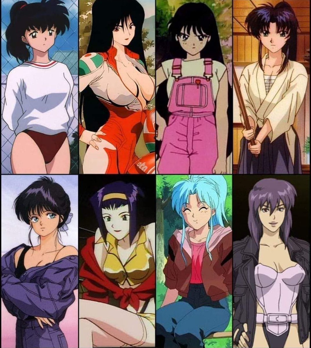 anime_'s tweet image. Retro anime women &amp;gt;&amp;gt;