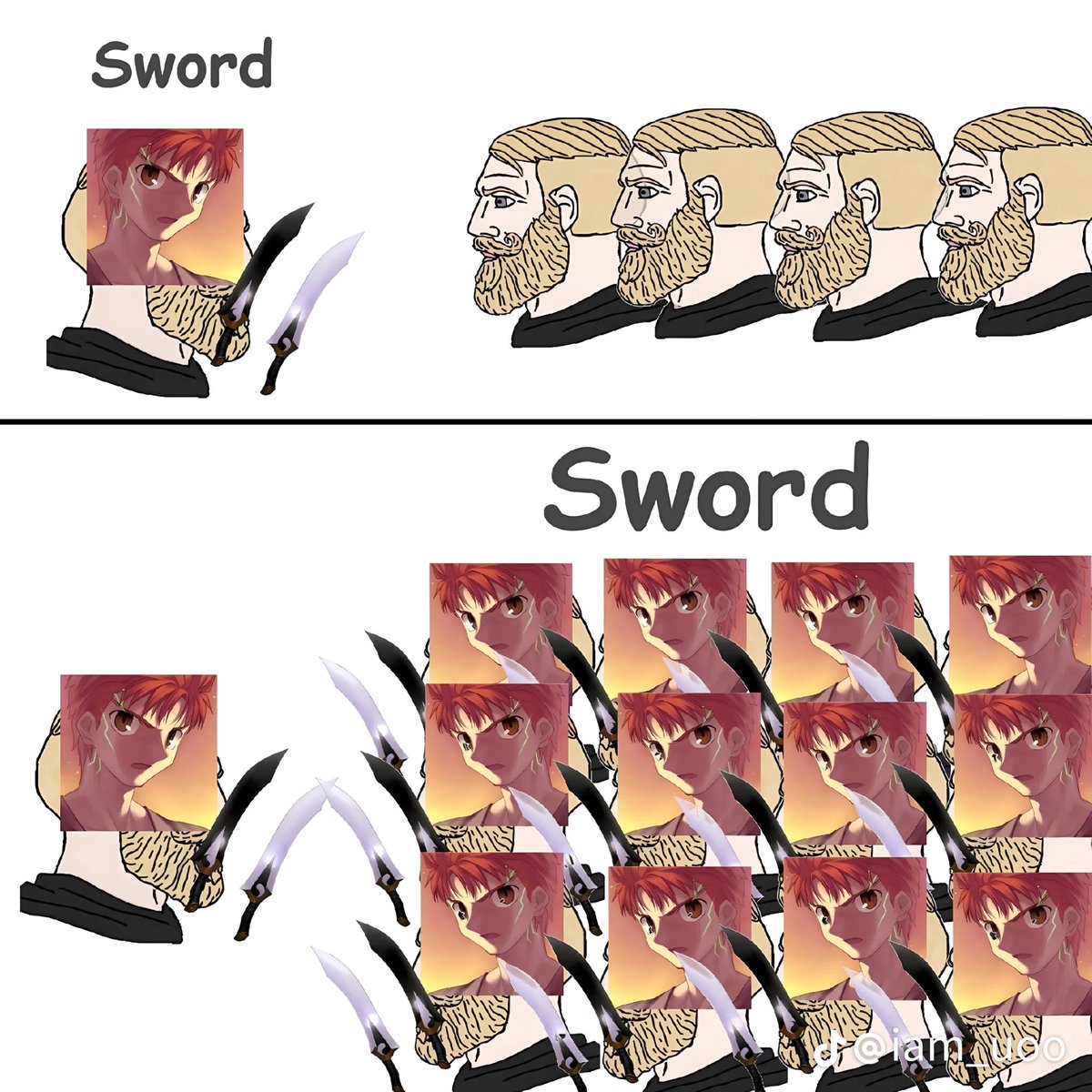 MORE FELLAS MOOOREEE WE NEED MORE SHIROUUU
#Shirouday