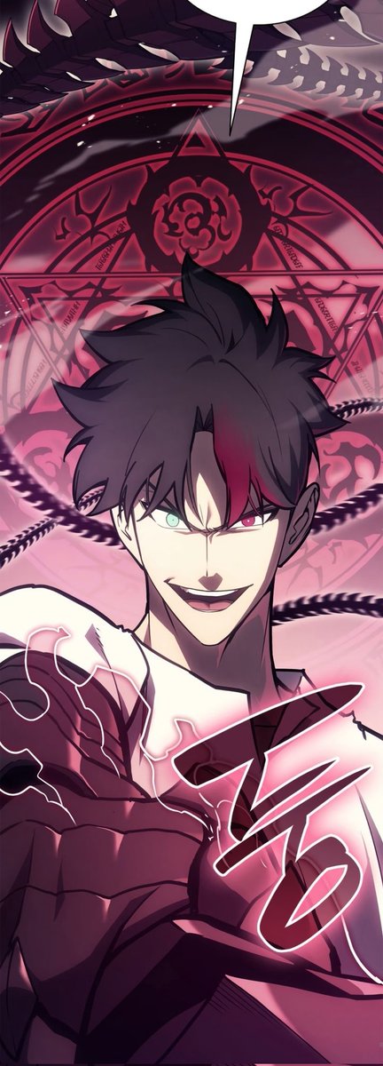 EMPERORSERPENT's tweet image. ❝Your Reign of Terror ends here and now. ❞
Pulling the chains towards himself, tightening them even more.
He and the others will make sure this Demon King falls today. 
#𝕰𝐓𝐄𝐑𝐍𝐈𝐀