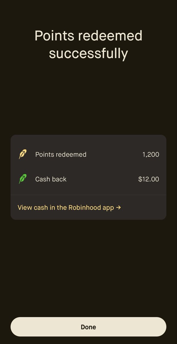 Robinhood has never made investing easier 📱

I’m still a Schwab guy… but my $HOOD account keeps getting larger by the day 👀

I’m a full-on $HOOD truther, I see it as a $150-$200 stock next year. Easily. 🚀

And with the new Robinhood card? Total investing hack. Just redeemed