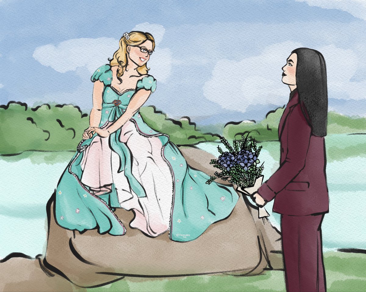 Happy Supercorp Sunday with this enchanted au

#supercorp #Supergirl