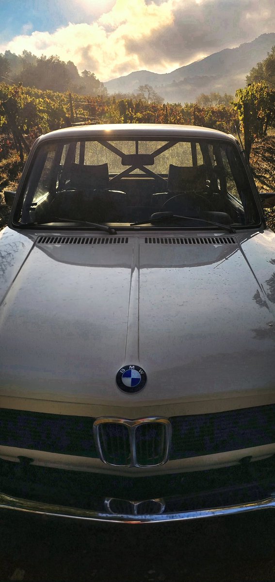 Priorat + otoño + BMW 2002. 🍁
Otra foto de mi "modelo" 🚗💨.