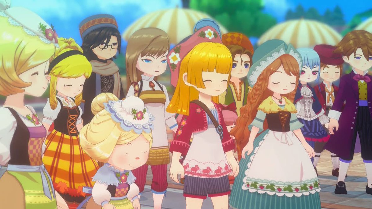 I picked up the new Story of Seasons game and I’m obsessed with how cuuuute it is 🥺💕💕

Can you spot me in the crowd? Hehehe💗