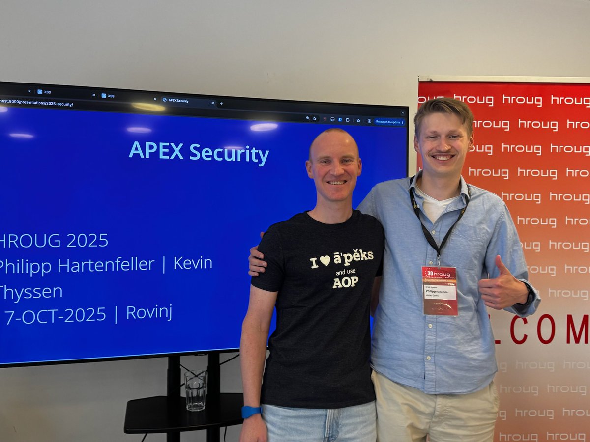 kevinthyssen's tweet image. My trip with @united_codes to the 30th anniversary of HrOUG conference has come to an end. Really enjoyed the atmosphere, talks, people, parties and the special event on Saturday! Thank you @Hroug_Croatia! #orclAPEX