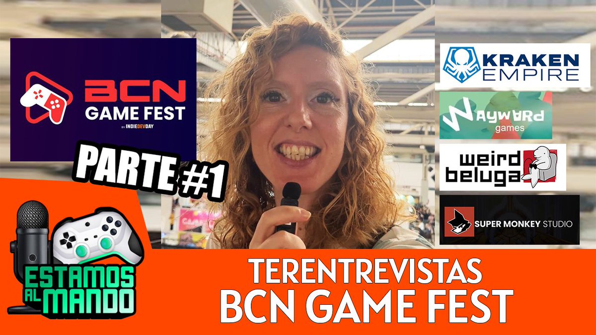 Nuestra reportera más dicharachera <a href="/tere_vt_/">Teresa Villoslada Torres</a> se pasó por <a href="/bcngamefest/">BCN Game Fest</a> <a href="/IndieDevDay/">IndieDevDay</a> y entrevistó a <a href="/KrakenEmpire/">Kraken Empire ▶️ #TOYTACTICS AVAILABLE NOW!</a>, <a href="/supermonkeyst/">Super Monkey Studio</a>, <a href="/WeirdBeluga/">Duskfade🌙</a> y <a href="/LeafBladeStudio/">Leafblade 🍃</a>
¡Pasaros, dadle mucho amor al video y compartid!

youtu.be/IFXBc5DDA_U