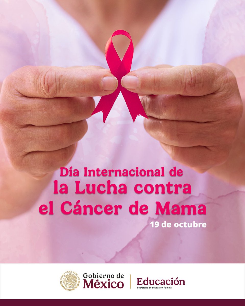 💗 En el Día Internacional contra el #CáncerDeMama, recordamos la importancia de conocerte, revisarte y acudir a chequeos médicos. Detectar cualquier cambio a tiempo puede salvarte la vida. 👩🏽👩🏻‍🦱

Dedica unos minutos cada mes a realizarte una autoexploración, y si notas algo