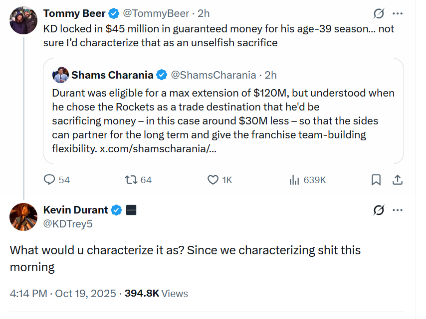 הבן אדם מרוויח יותר מכל המבקרים שלו כאן ביחד בשנה אחת. למה לעזאזל איכפת לו? אחלה חוזה לו ולרוקטס בהנחה שהיכולת שלו לא הולכת ליפול מצוק.