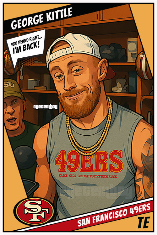 theCoreyTSmith's tweet photo. We received some good news…. Kittle is back. https://t.co/LnwOrUvqGa