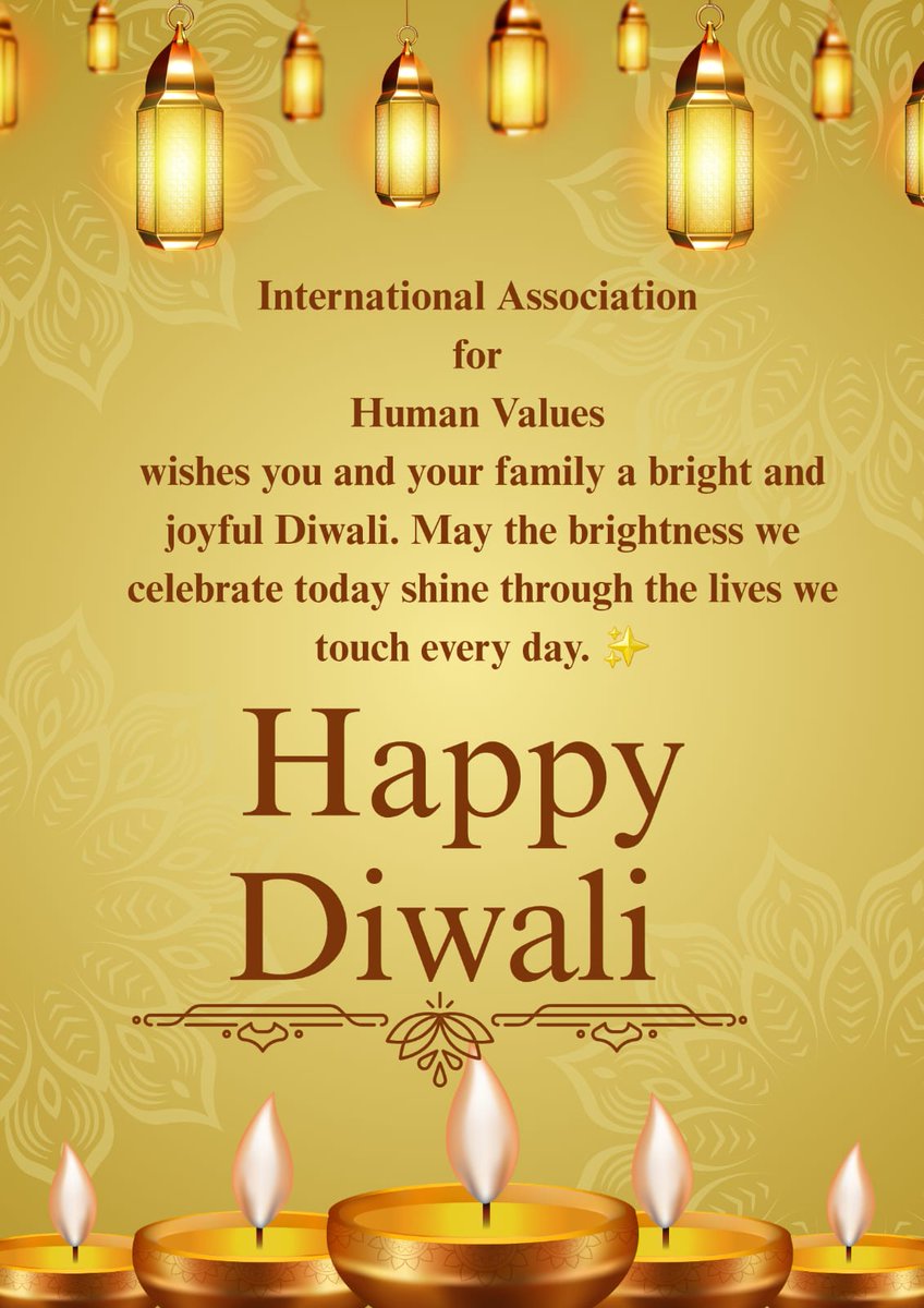 International Association for Human Values (IAHV) tweet media