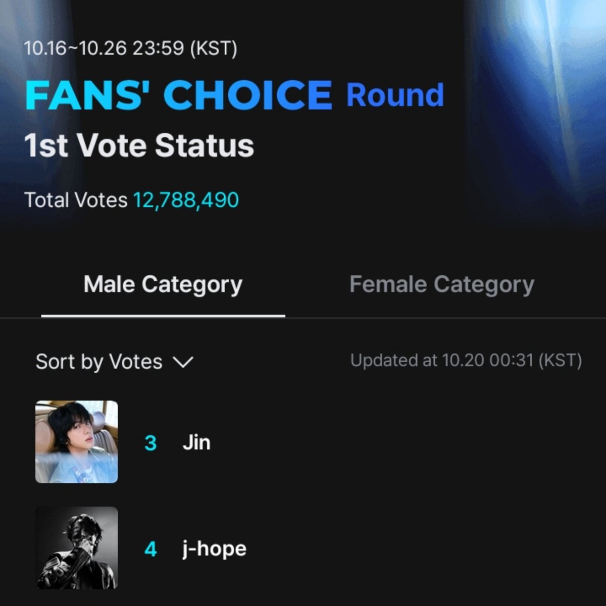 kimjkxs's tweet image. — ARMY, no olvides dejar tus votos de hoy por #Jin (#3) y #jhope (#4) en la RONDA 1 de la categoría &quot;FAN&apos;S CHOICE&quot; de los MAMA 2025. ¡Es un voto por dispositivo y cuenta! 🚨🙇🏻

• Finaliza: 26 de octubre, 11:59PM KST.

❔️: (bit.ly/M_Guia_MNET)
🗳: (share.mnetplus.world/2025-mama?miss…)