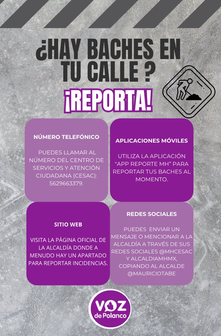 Si ves un bache ¡No lo ignores! Tu reporte ayuda a evitar accidentes y tener calles más seguras para todos 👀 Aquí te decimos cómo.